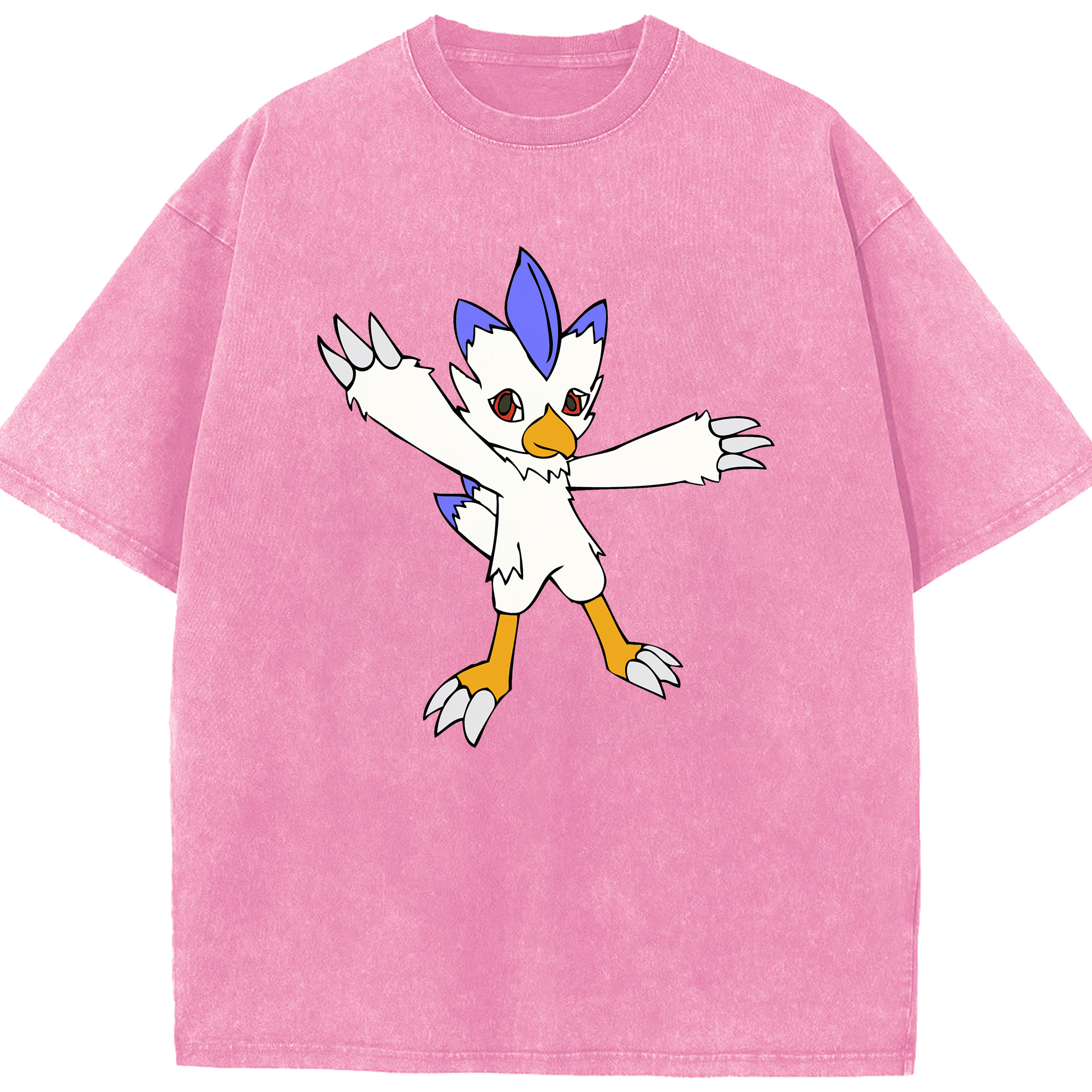 （画像用） Digimon デジタルモンスター/デジモン 綿100% ヴィンテージ風 半袖Tシャツ（フロントプリント）